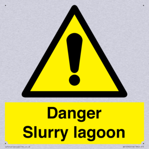 Danger Slurry lagoon